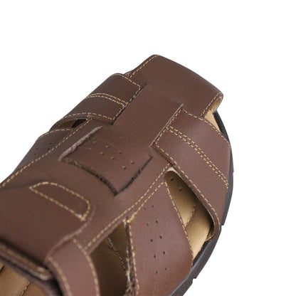 Sandalia Hombre 2666 Piel Café