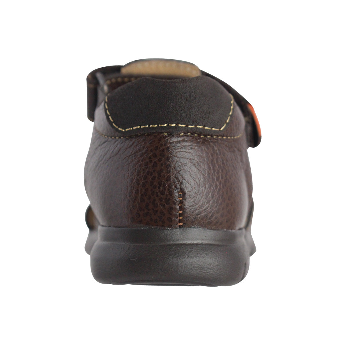 Sandalia Niño 2680 Piel Café con Velcro