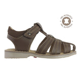 Sandalia niño 2825 piel nuez con velcro