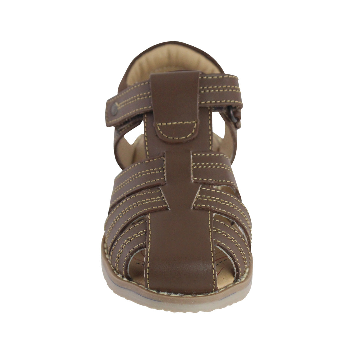 Sandalia Niño 2825 Piel Nuez con Velcro
