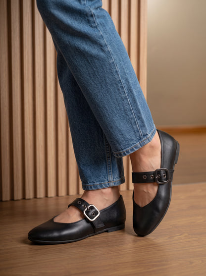 Zapato Escolar 30115 Piel Negro