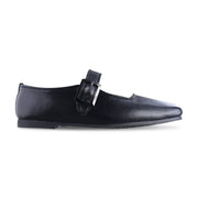 Balerina Niña Davina 30150 Piel Giulia Negro con Hebilla