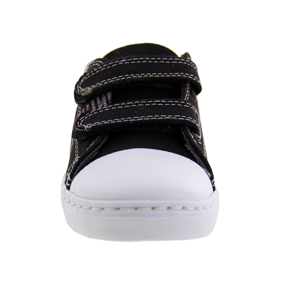 Tenis Niño 315 Lona Negro Doble Velcro