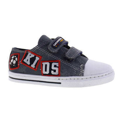 Tenis Casual de Niño 316 Azul con Velcro