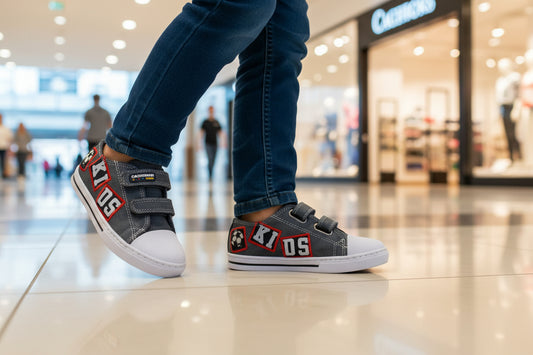 Tenis Casual de Niño 316 Azul con Velcro