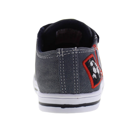 Tenis Casual de Niño 316 Azul con Velcro