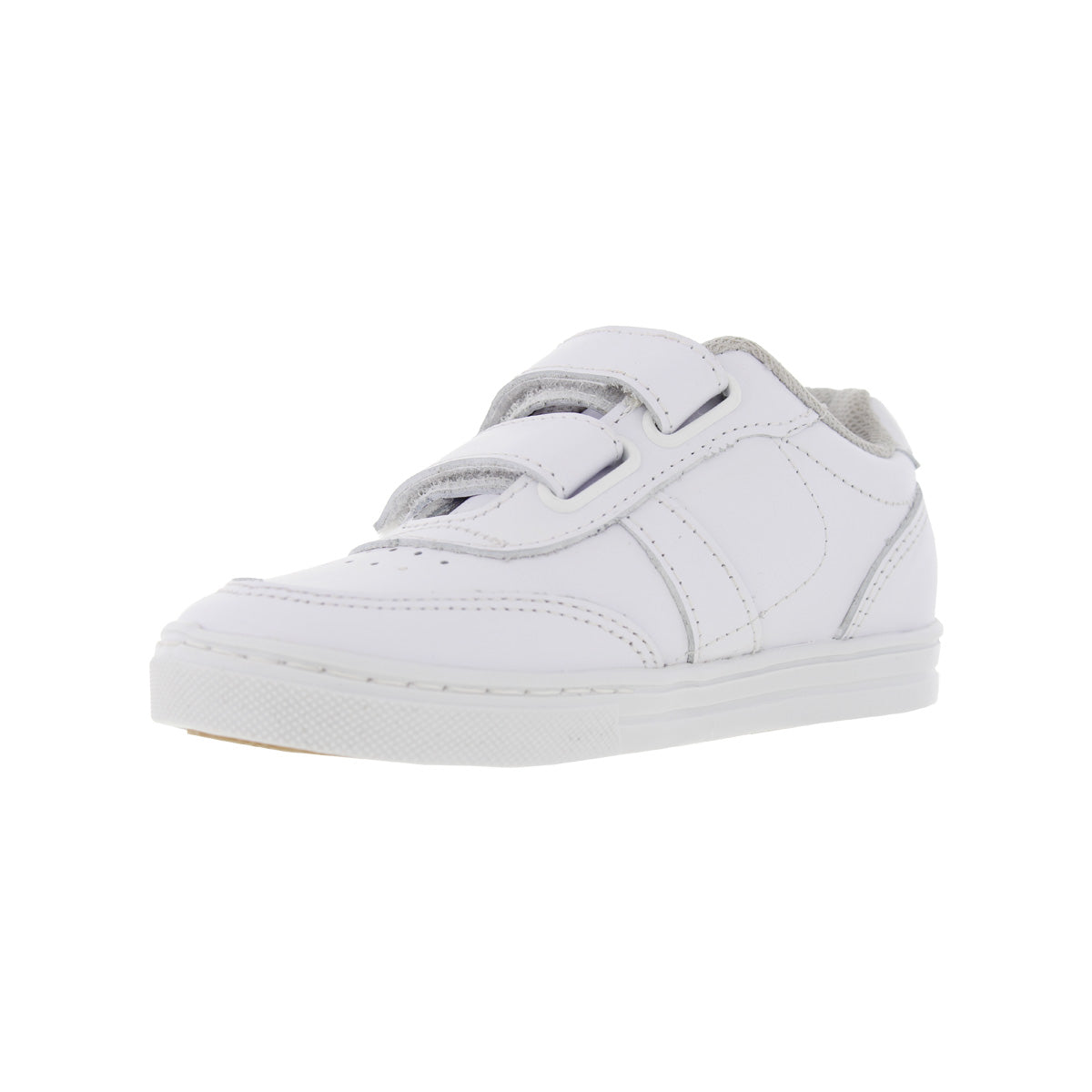 Tenis Escolar 32070 Piel Blanco Doble Velcro