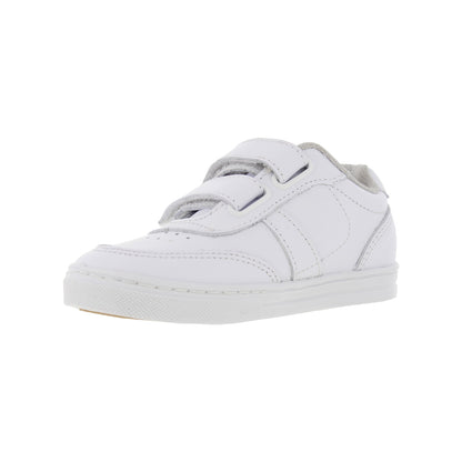 Tenis Escolar 32070 Piel Blanco Doble Velcro