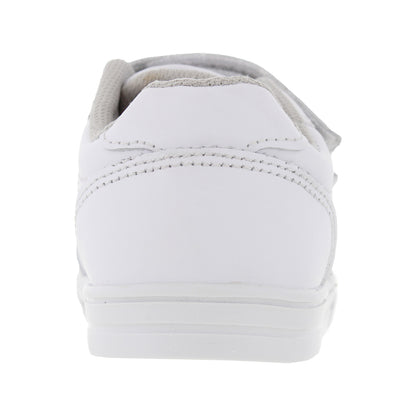 Tenis Escolar 32070 Piel Blanco Doble Velcro