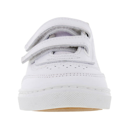 Tenis Escolar 32072 Piel Blanco