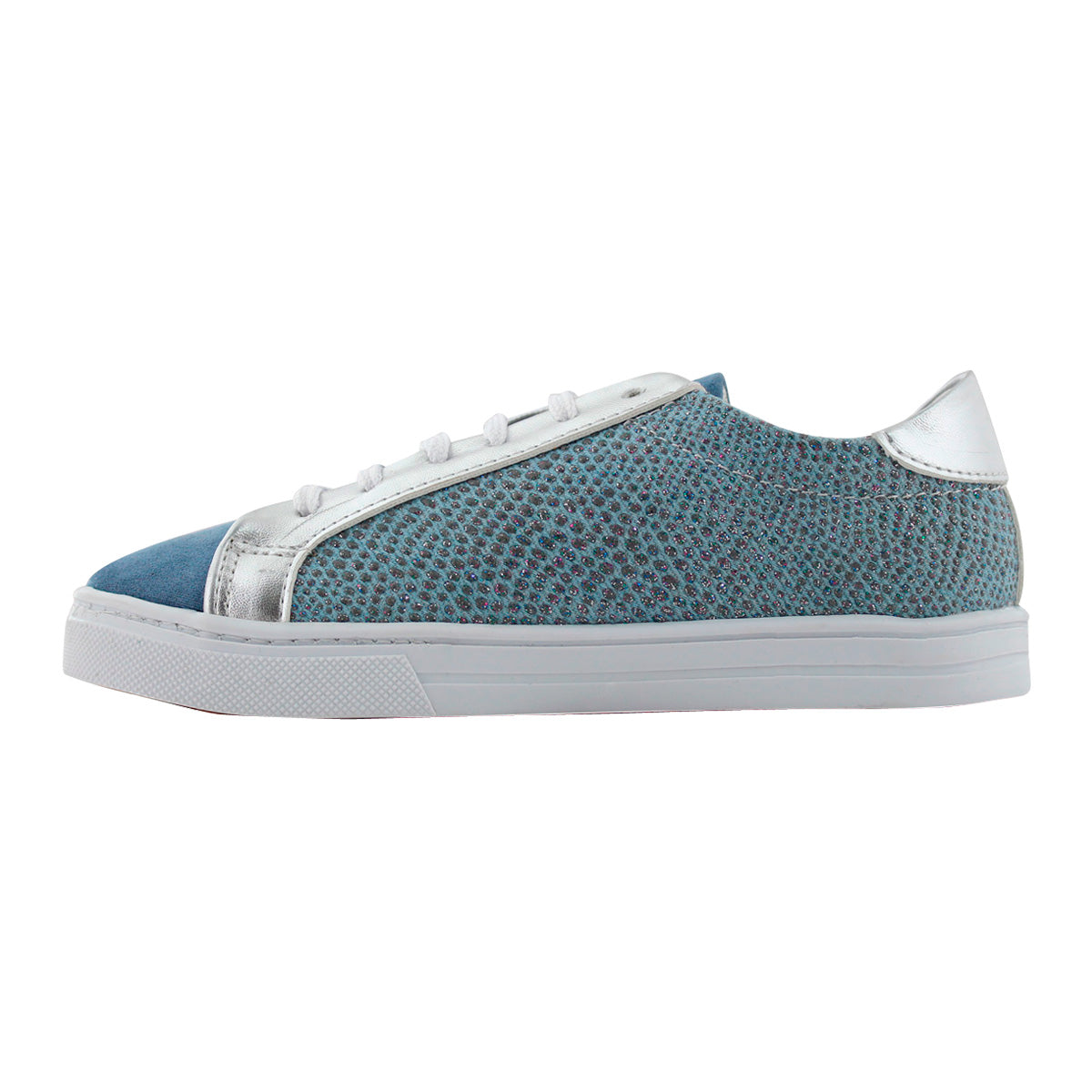 Tenis Niña 32134 Azul Mezclilla con Estrella