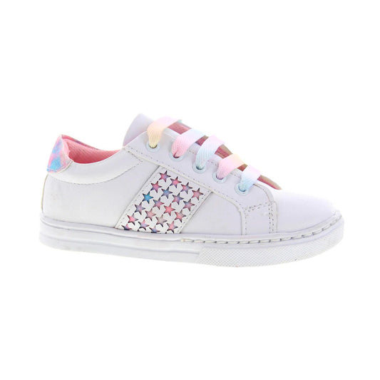 Tenis Niña 32143 Blanco con Estrellas Colores