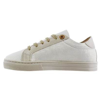 Tenis Niña 32145 Color Blanco con Corazón de Brillos