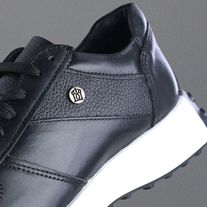 Tenis Mujer 35000 Davina Piel Negro