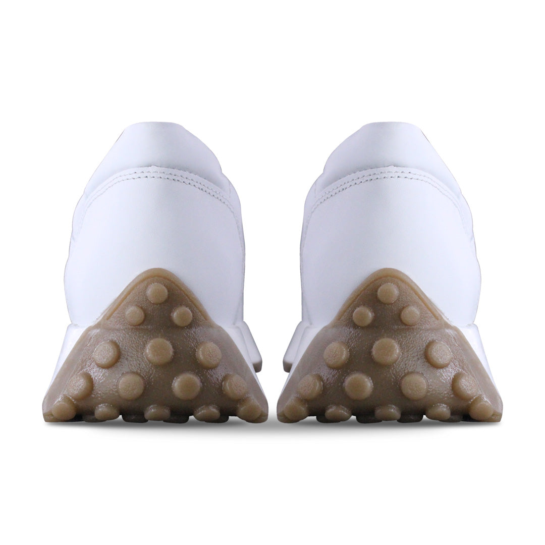 Tenis Dama 35000 Piel Blanca