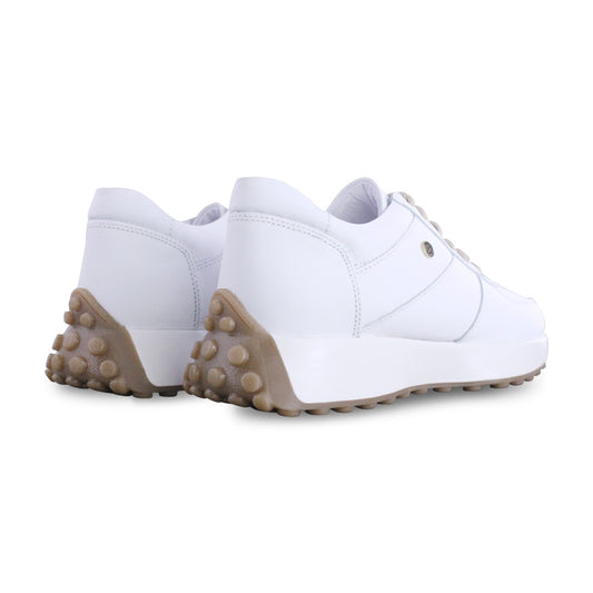 Tenis Dama 35000 Piel Blanca