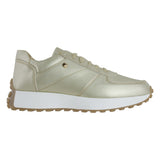 Tenis mujer 35001 metálico oro