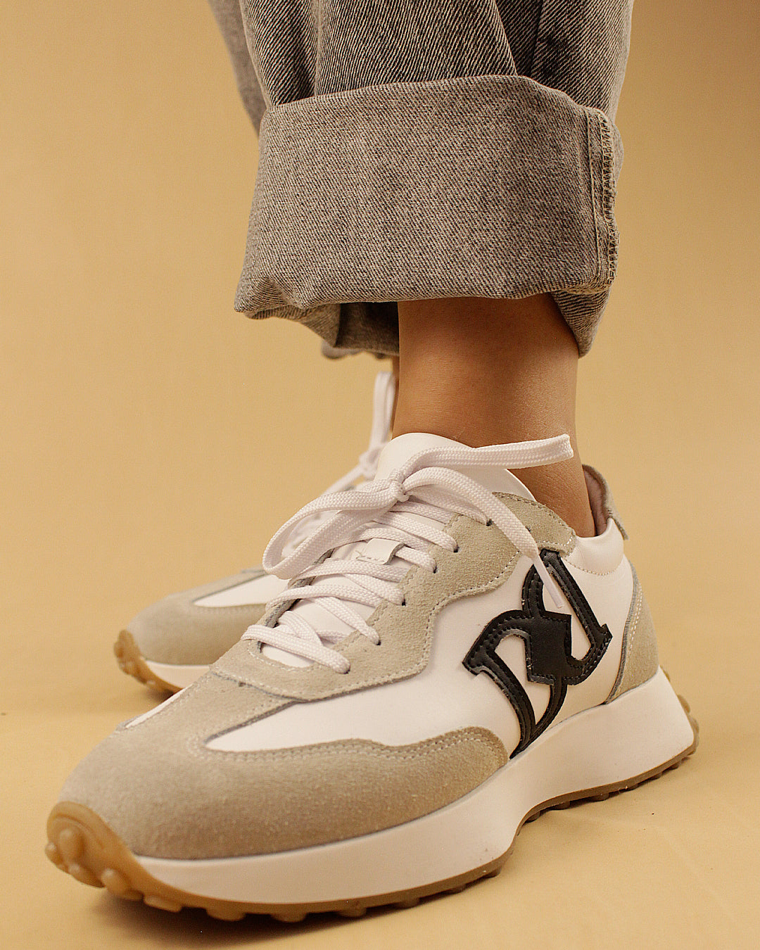 Tenis Dama 35020 Davina Piel Blanco