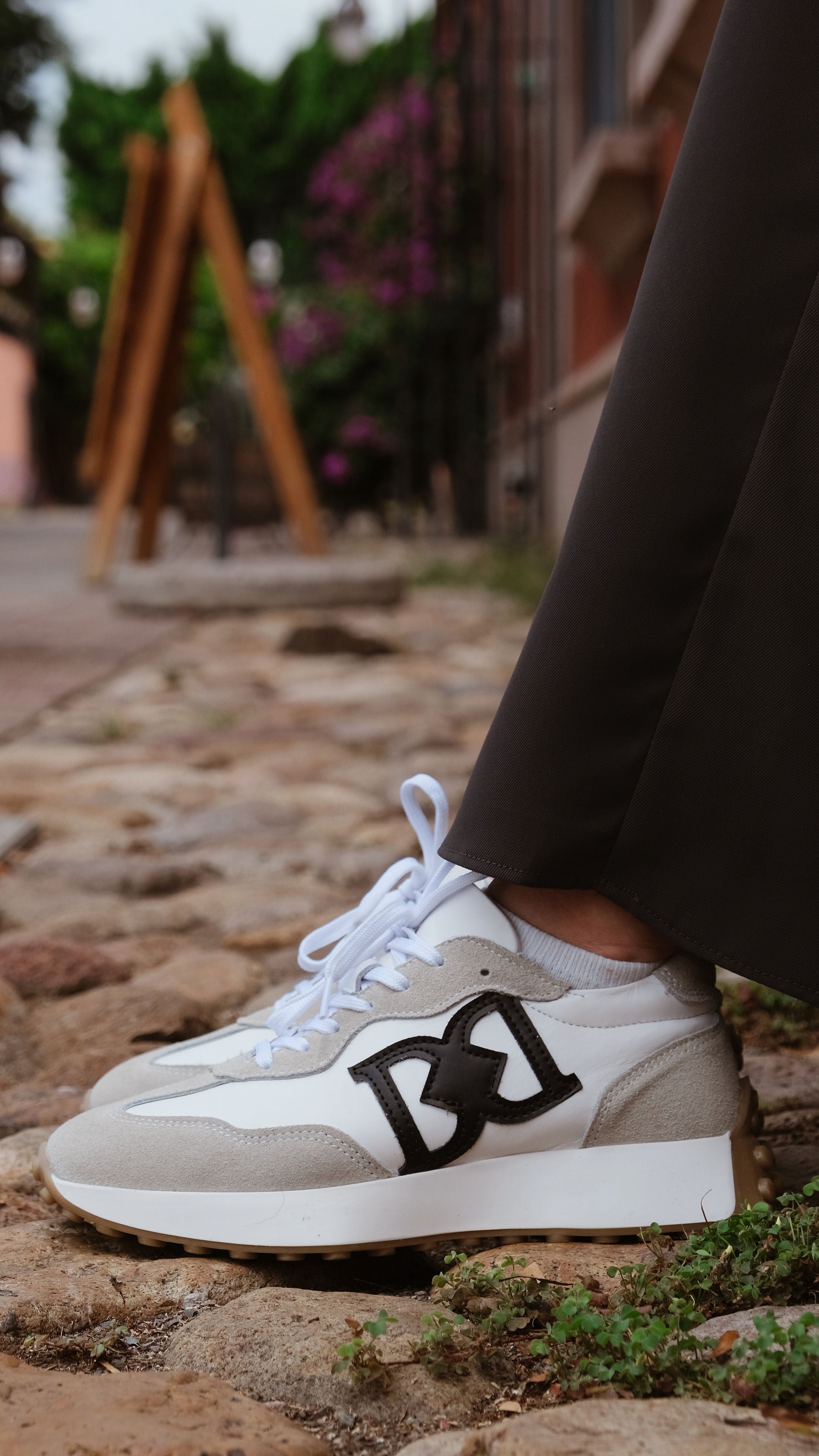 Tenis Dama 35020 Davina Piel Blanco