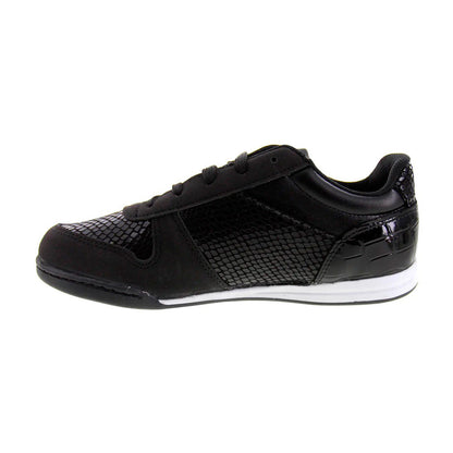 Tenis Niña 3663 Negro con Charol Negro
