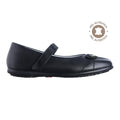 Zapato Escolar Niña 3821 Piel Negra con Velcro