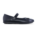 Zapato Escolar Niña 3821 Piel Negra con Velcro