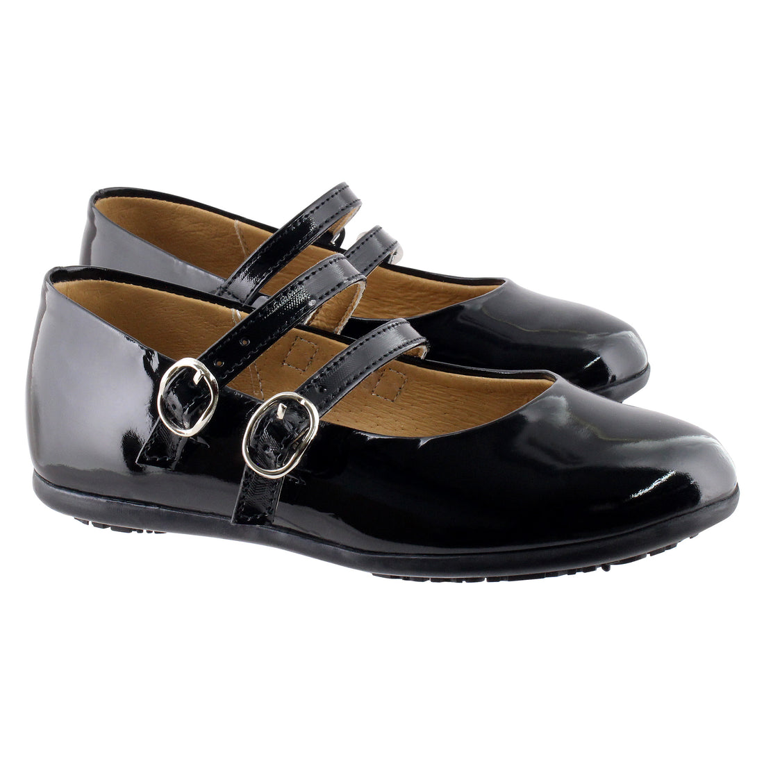 Zapato Escolar Niña 3825 Charol Negro
