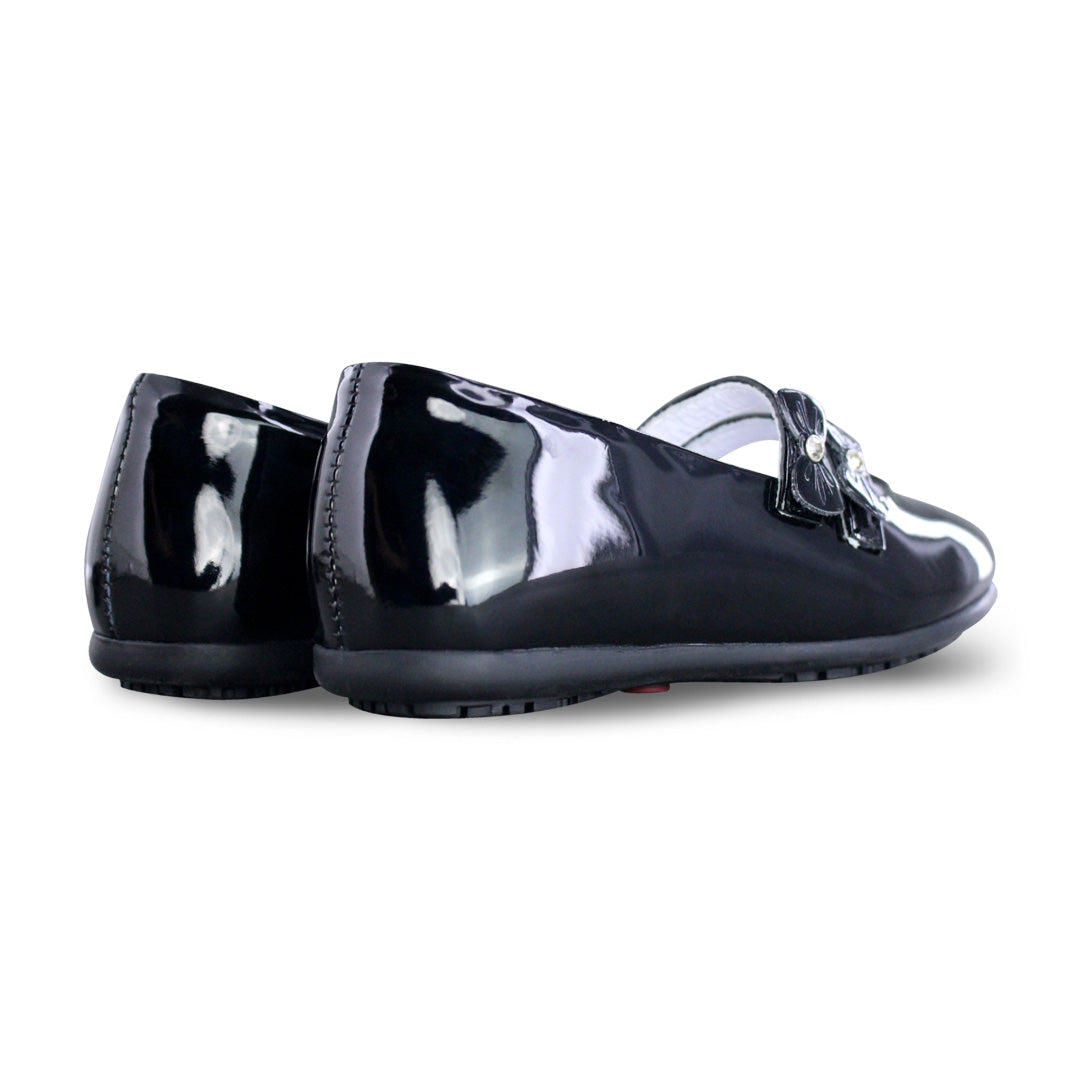Zapato Escolar Niña 3840  Charol Negro