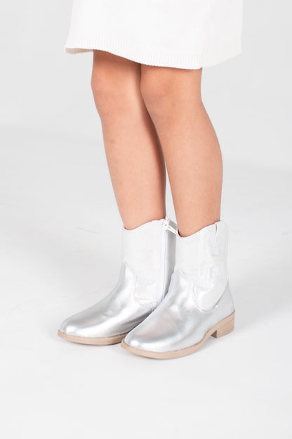 Botín Niña Vaquero 74005  Plata