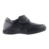 Zapato escolar niño 50085 piel negra con velcro