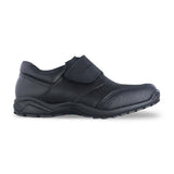 Zapato escolar niño 50085 piel negra con velcro