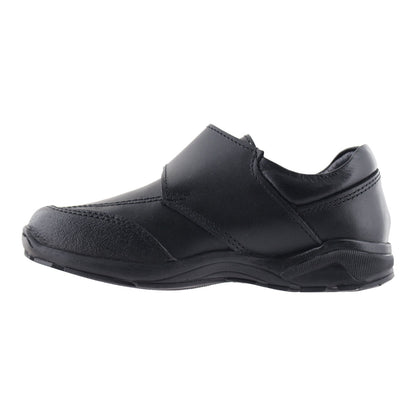 Zapato Escolar Niño 50085 Piel Negra con Velcro