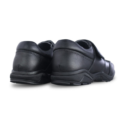 Zapato Escolar Niño 50085 Piel Negra con Velcro
