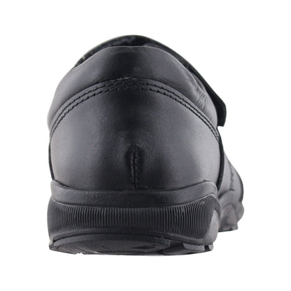 Zapato Escolar Niño 50085 Piel Negra con Velcro