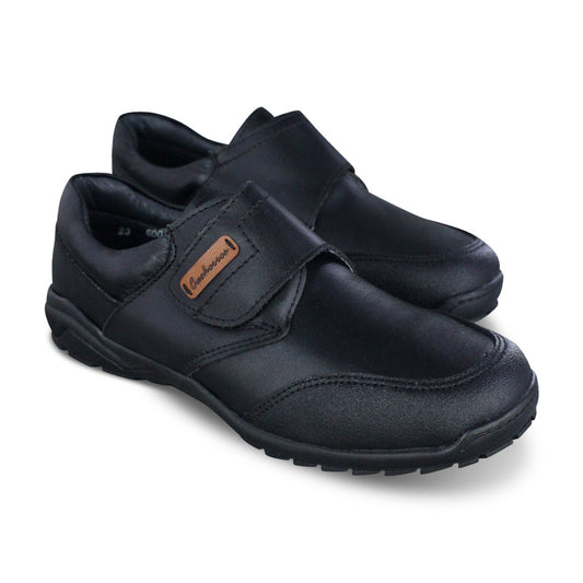 Zapato escolar Niño 50088 Piel Negro con Velcro