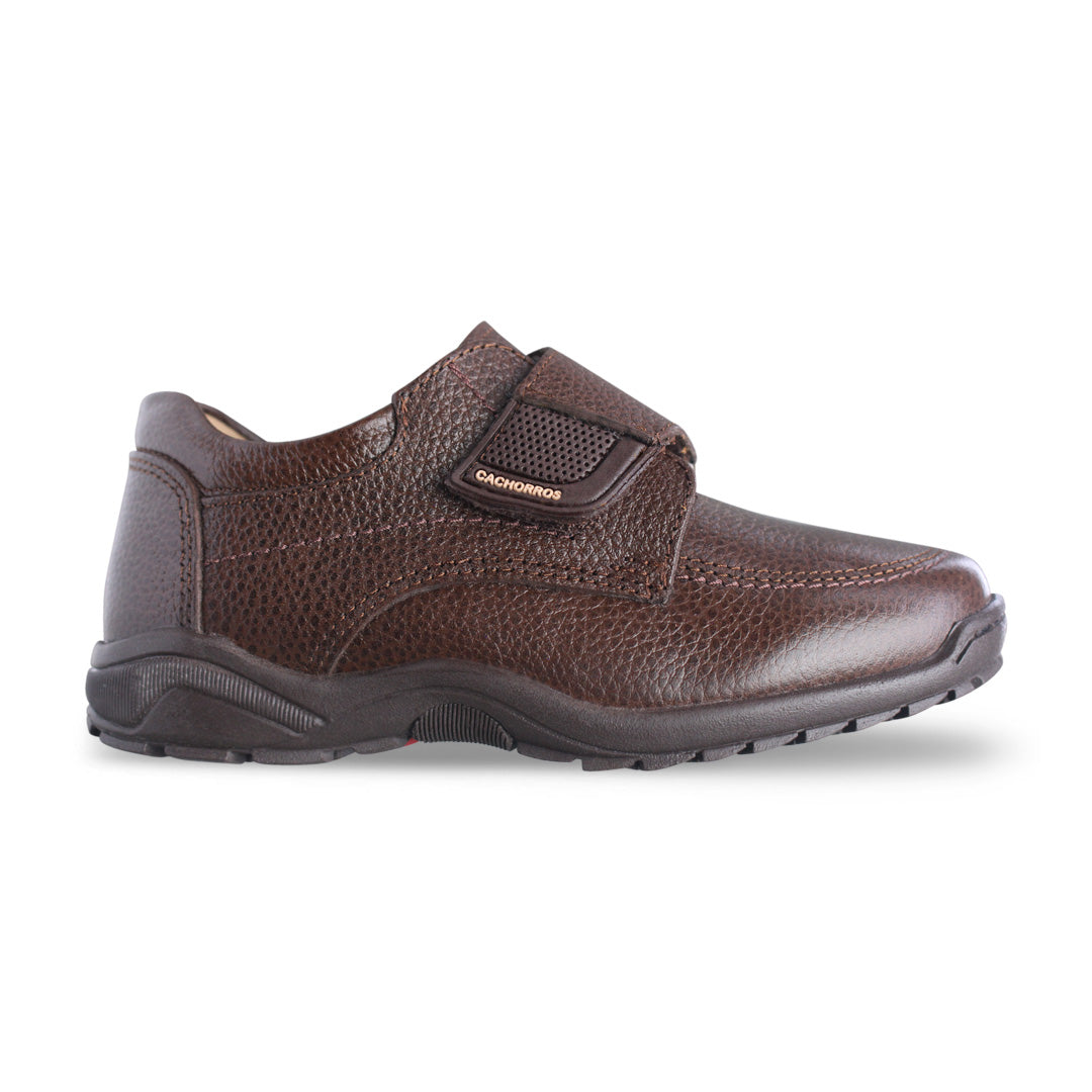 Zapato Escolar Niño 50110 Piel Café