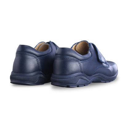 Paolo 5024 Zapato Escolar Piel Marino, vista 3