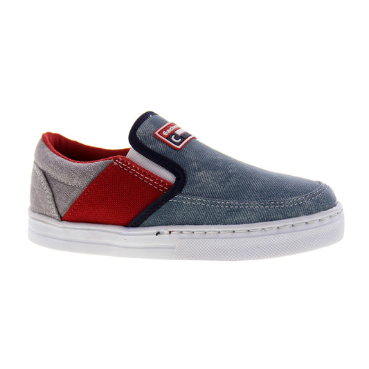 Tenis Niño 525 Azul Mezclilla con Elastico