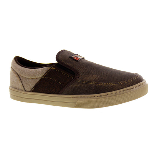 Tenis Niño y Hombre  525 Café Multicolor Ajuste con Resorte