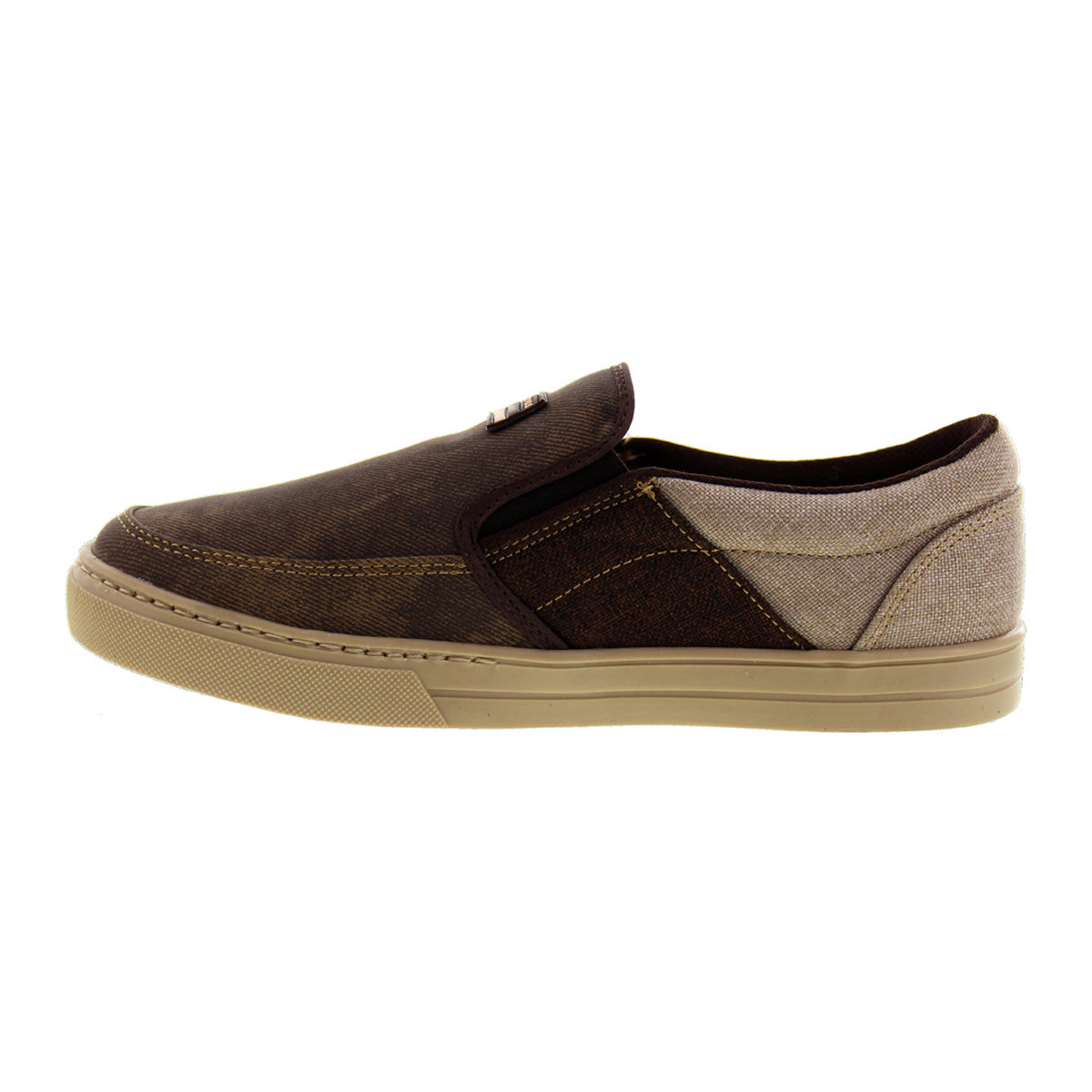 Tenis Niño y Hombre 525 Café Multicolor sin Agujetas