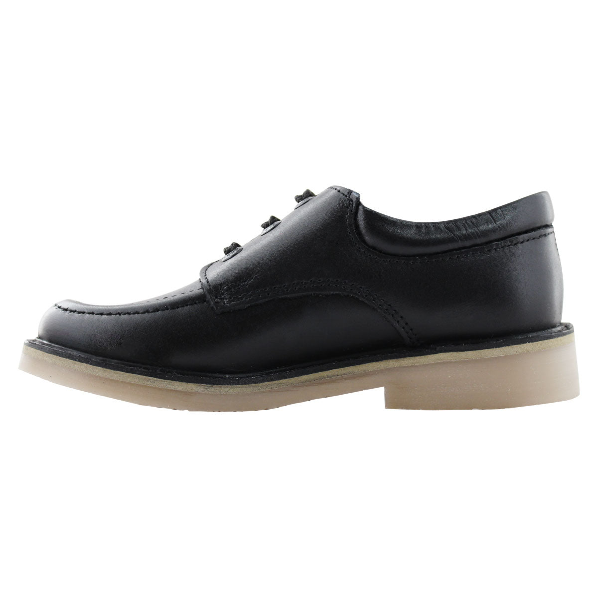 Zapato Escolar Unisex 5254 Piel Negra Suela Goma Lucy Cachorros