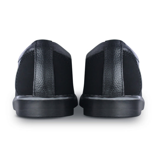 Zapato escolar niño 5541 piel negro - vista 2