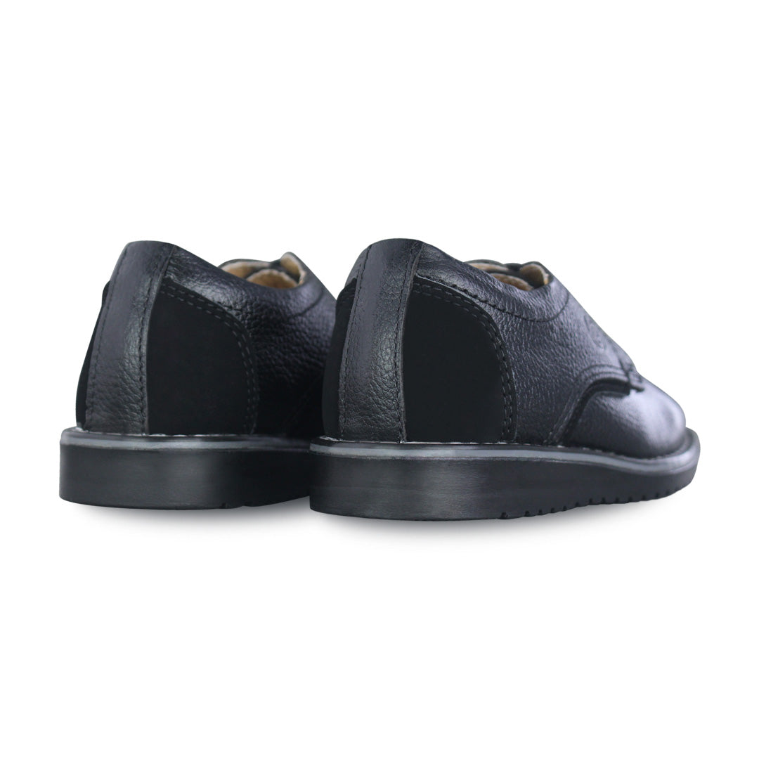 Zapato escolar niño 5541 piel negro - vista 3
