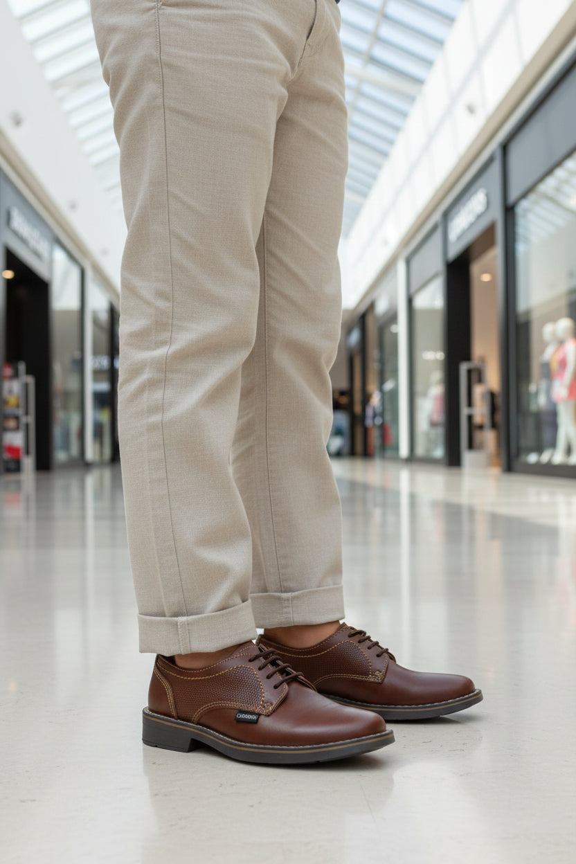 Mocasín 5555 Piel Shedrón