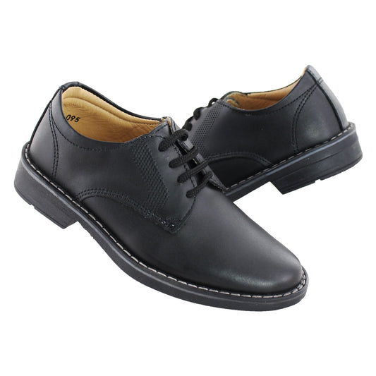 Zapato Escolar Niño 5572 Piel Negro