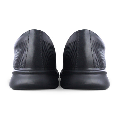 Zapato Escolar 5576 Piel Negro con Cintas