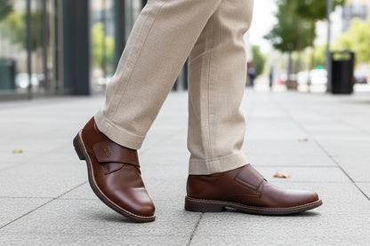 Mocasín Casual Hombre 5580 Piel Café