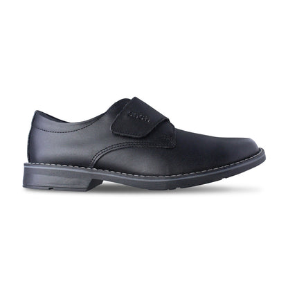Zapato Escolar Niño 5580 Piel Negra con Velcro