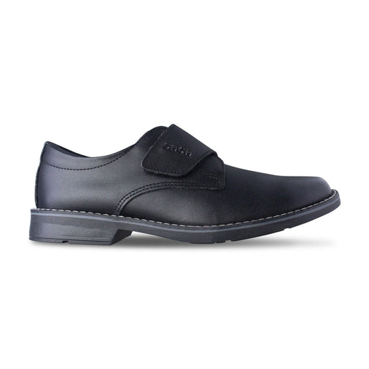 Zapato Escolar Niño 5580 Piel Negra con Velcro