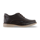 Zapato escolar niño 57001 piel café